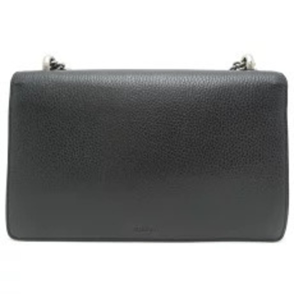 Gucci Bag Black Shoulder Leather Dionysus Chain Black